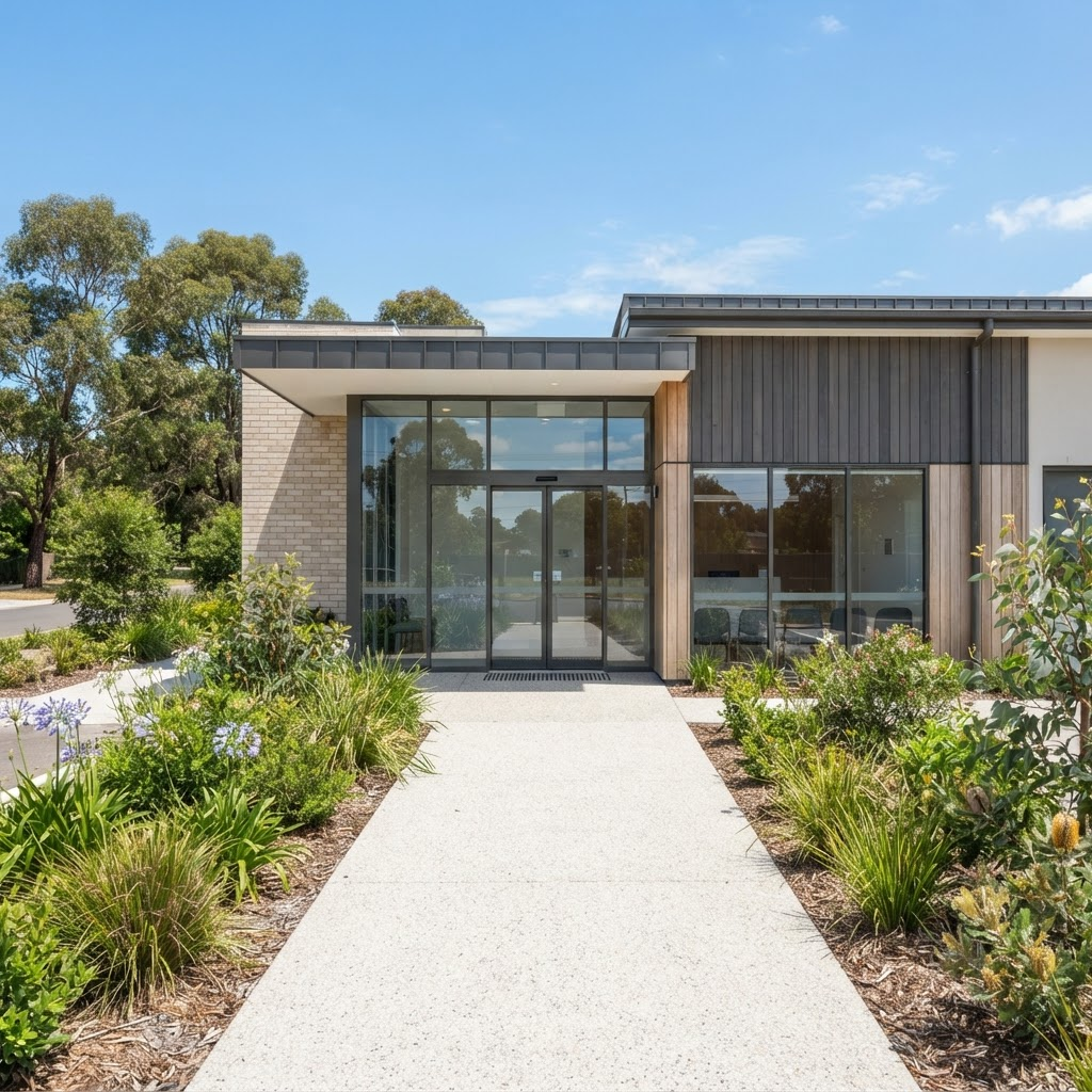 Exterior of Ray Rickard Medical Centre at 6 Station Street Fairfield NSW